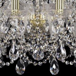 Подвесная люстра Bohemia Ivele Crystal 1411 1411/12+6/240/G