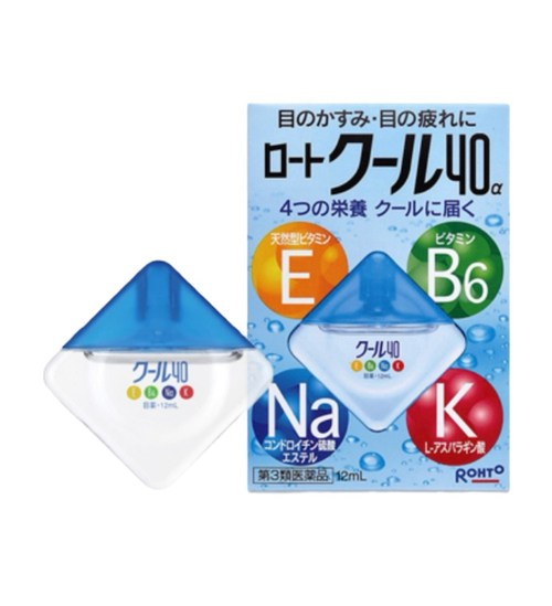 Витаминизированные глазные капли Rohto Cool