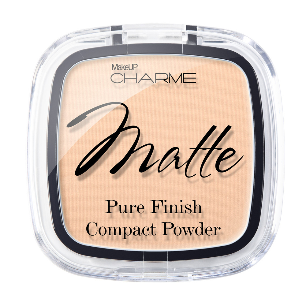 Charme Пудра компактная «Pure Matte» тон-102 (Слоновая кость)