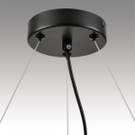 8232/6Y COMFI LN25 193 черный/прозрачный, металл/стекло Светильник подвесной LED GX70 6*10W 220V NATALINA