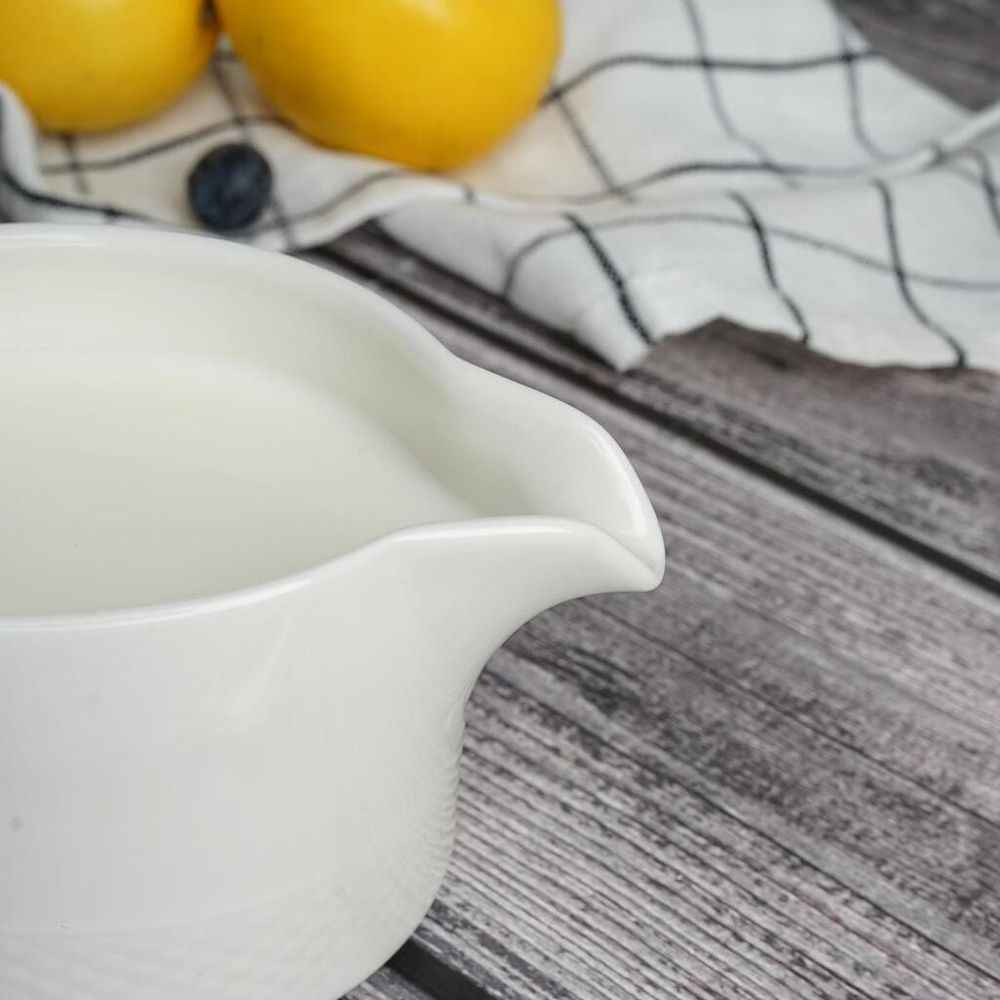 Соусник 230 мл 10,8*7,2 см h6,7 см с ручкой фарфор   Noble [6]