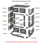 Камин EVEREST Z14 «BRAN» Н-1180 Амфиболит