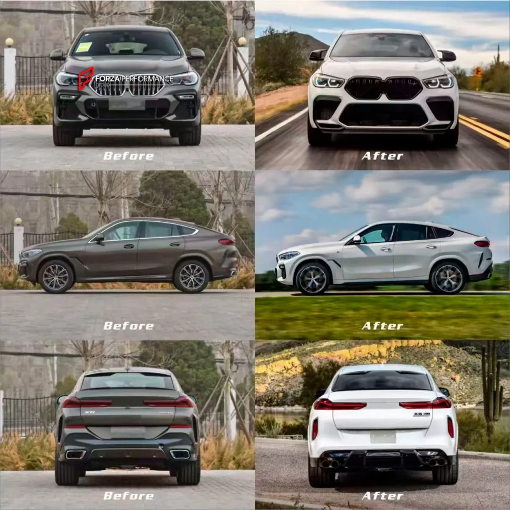 Обвес переделка для BMW X6 G06 2019-2023 в BMW X6 M F96 2020-2023 БМВ