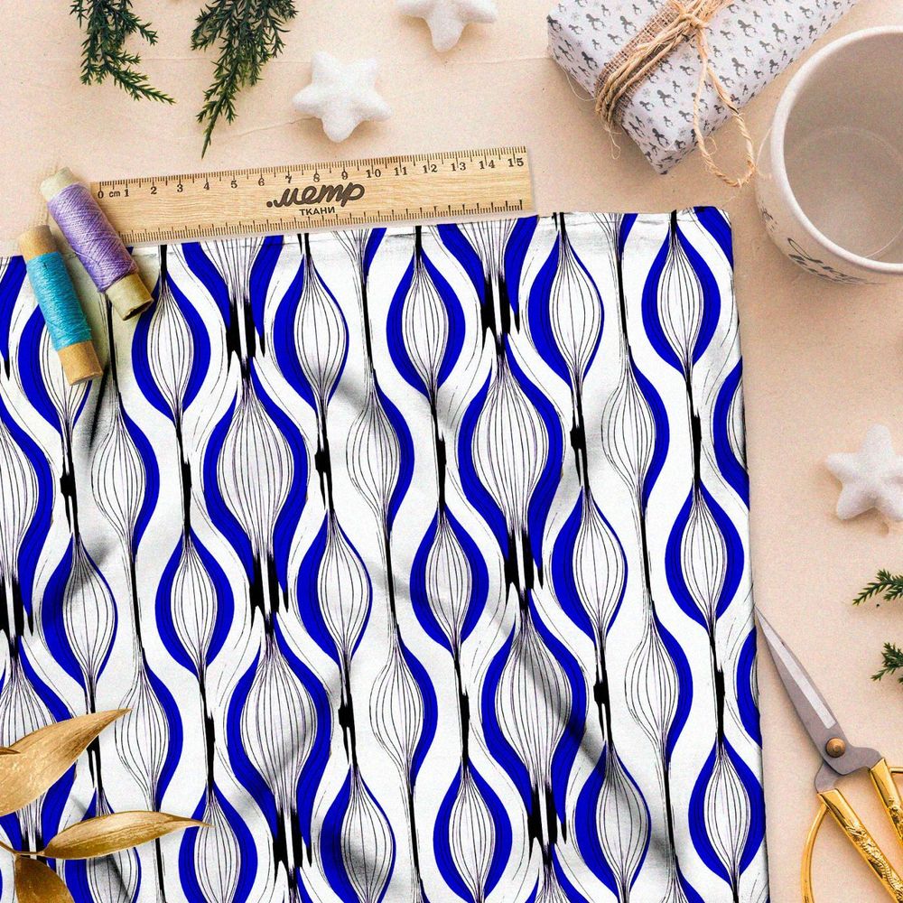 Ткань премиум флис поющий свет