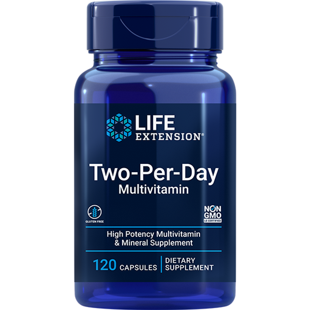 Two Per Day Мультивитамины 120 капсул Life Extension