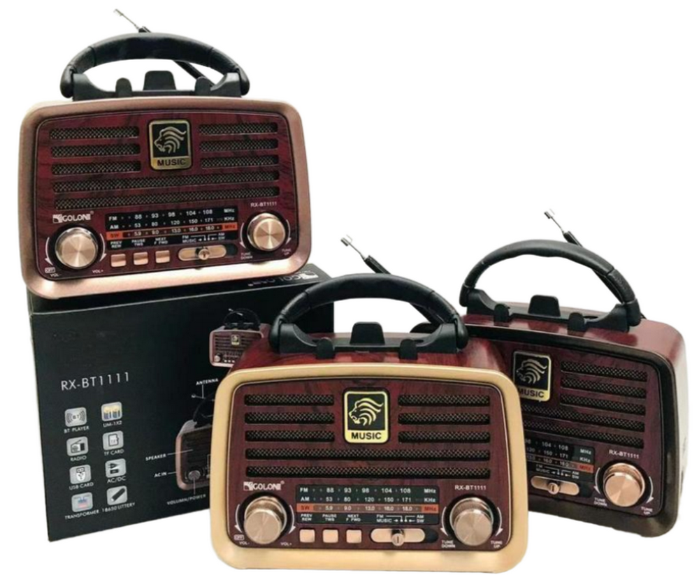 Радиоприемник в стиле ретро с MP3 плеером и Bluetooth RXBT1111BT