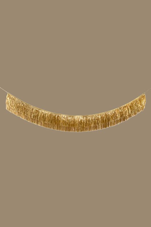 Гирлянда резная бахрома, золотистая / Meri Meri