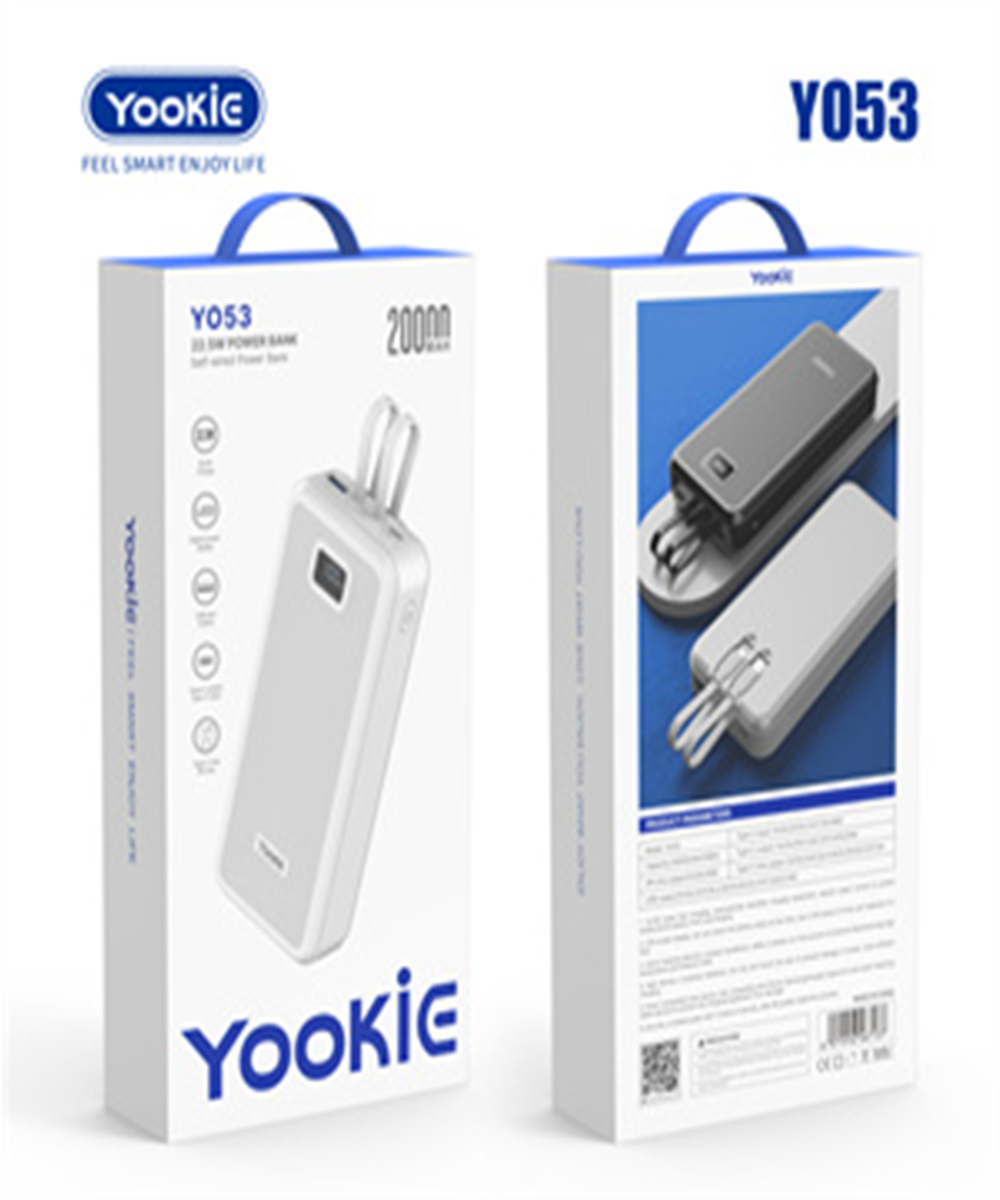 Power Bank Yookie YO53 Type C/Lightning (20000mAh)