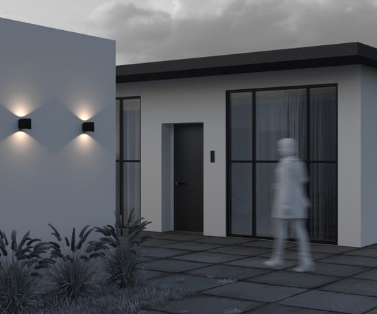 Уличный настенный светильник Outdoor O507WL-L10B3K