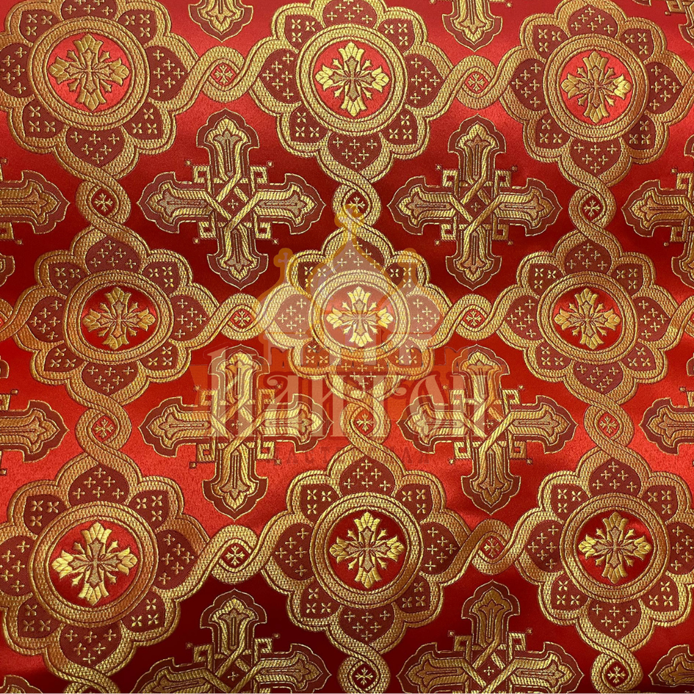 Парча "Киев" красная