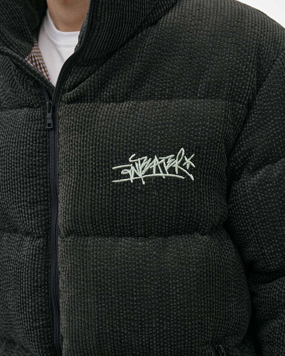 Купить Пуховик Anteater AW24 Downjacket Velvet Green Пуховик Anteater AW24 Downjacket Velvet Green