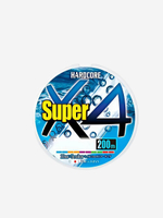 Плетеный шнур Duel PE Hardcore Super X4 200м 5Color #0,6 (0,13мм) 5,4kg