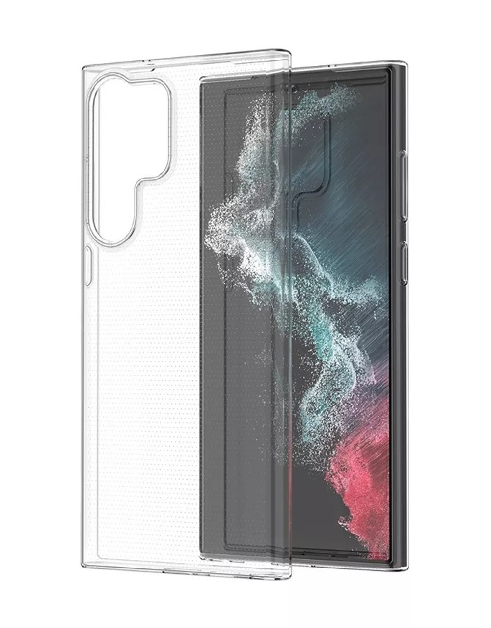 Ультра тонкий чехол для смартфона Samsung Galaxy S23 Ultra, серия Ultra Clear от Caseport