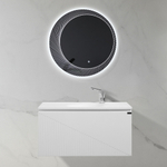 Тумба с раковиной Black&White Universe 90 см U918.900-2 glossy white