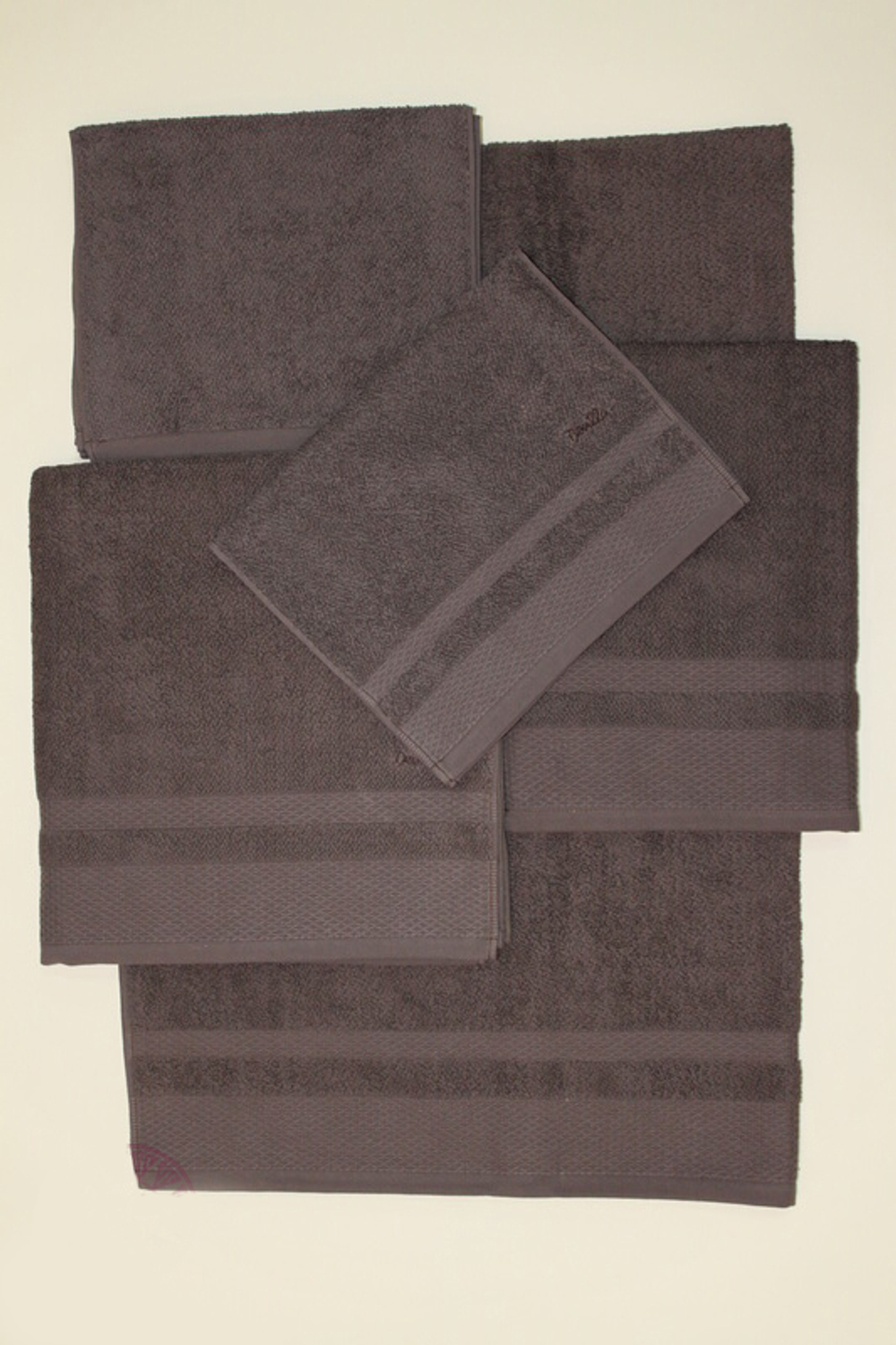 Полотенце 30x30 Devilla Baht&Co коричневое