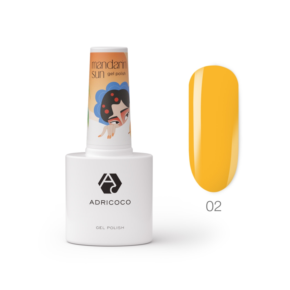 Гель-лак ADRICOCO Mandarin sun №02 (8 мл)