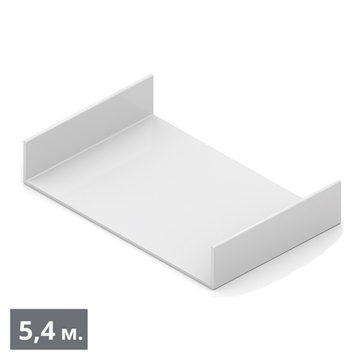 СТАНДАРТ Упор прямой (5,40 м) белый глянец (RAL) (AS0459) Aristo