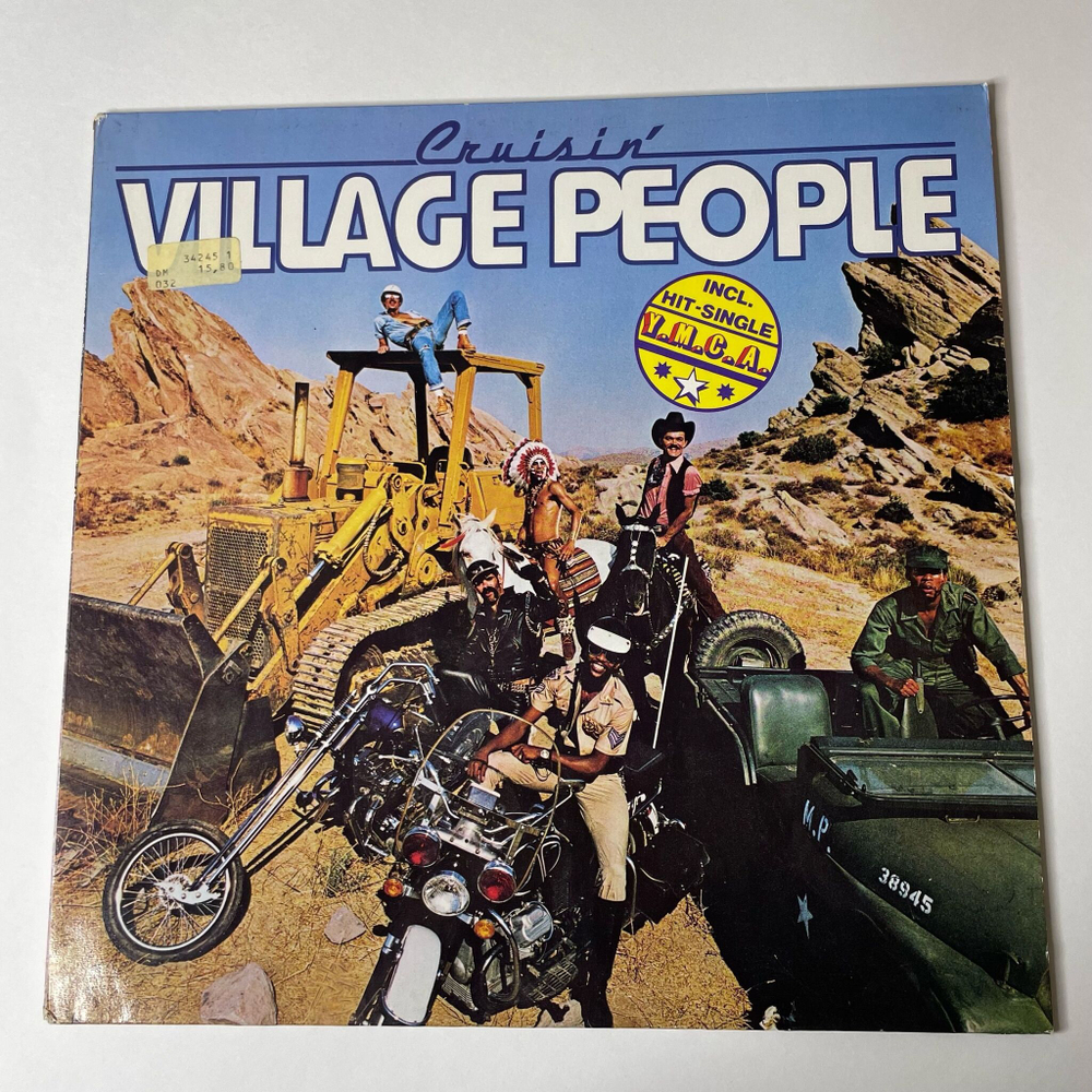 Винтажная виниловая пластинка LP Village People Cruisin (Germany 1978) Y.M.C.A.