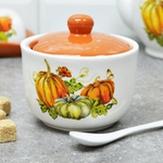 Сахарница 520мл с ложкой "Тыквы"