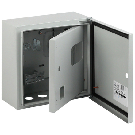 Корпус металлический навесной ЭРА SIMPLE ЩУ-1-1-1 2-х дверный (300х310х155) IP54 У2 серый