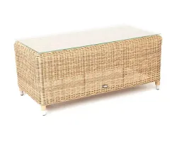 "Кон Панна" столик журнальный из искусственного ротанга, цвет соломенный