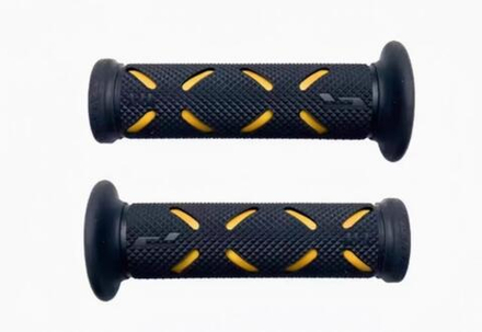 Грипсы Progrip чёрный-желтый 22 мм