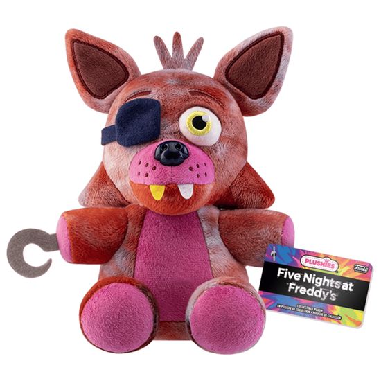 Фигурка плюшевая Funko Plush FNAF TieDye Foxy, 18 см / Плюшевая игрушка по мотивам игры "Five Nights at Freddys" Фокси, 18 см