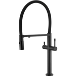 Смеситель для кухни Boheme UNO 115-B BLACK c краном для питьевой воды