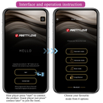 Фиолетовое виброяйцо для ношения с управлением через приложение Pretty Love Klay App-Enabled Thrusting Hands-Free Vibrator Egg BI-300093HP