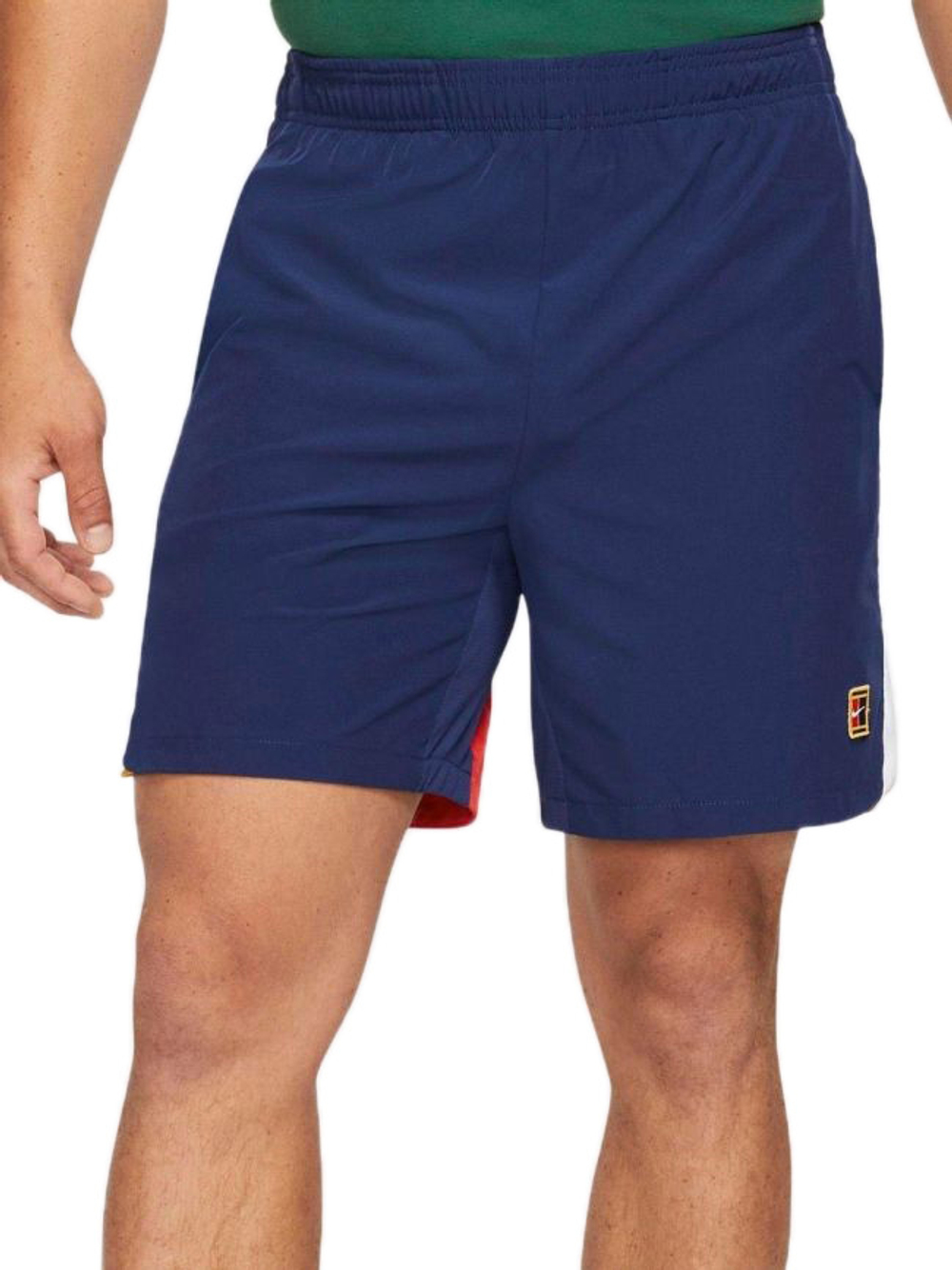 Мужские шорты теннисные Nike Court Dri-Fit Slam Short New York NT M - binary blue/university red/white