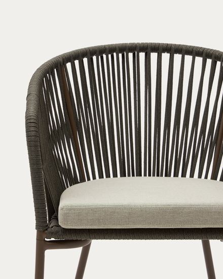 Стул Yanet из зеленой веревки Испания La Forma