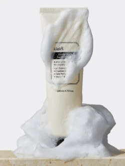 DEAR, KLAIRS Нежная пенка с кремово-сливочной текстурой Gentle Black Facial Cleanser (140 мл)