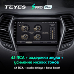 Teyes SPRO Plus 9" для Hyundai Santa Fe 2013-2016