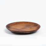 Деревянная плоская тарелка Art of Siberia из сибирского кедра серии ЛОТОС T155