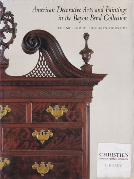 Американское декоративно-прикладное искусство и живопись из коллекции Байу-Бенд, Хьюстон