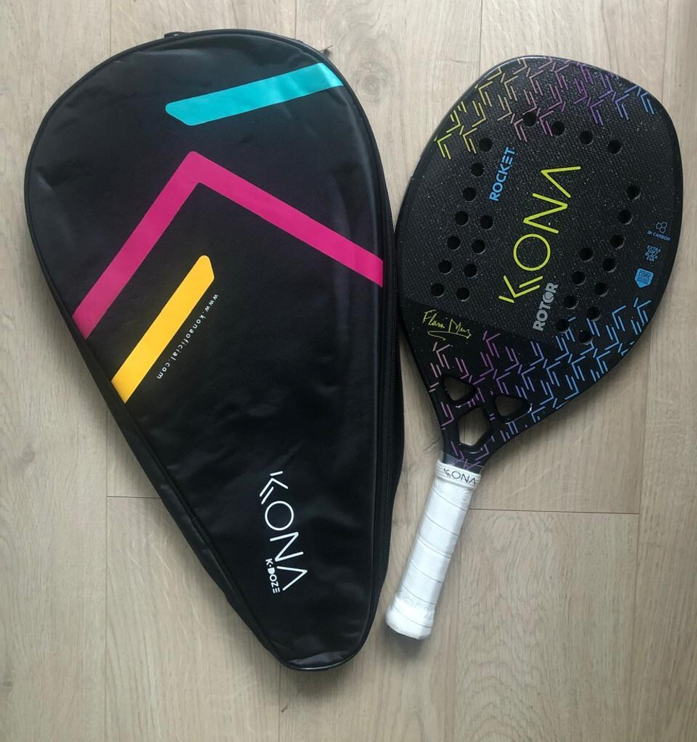 Ракетка Rocket yellow Kona с дополнительным нанесением «Rotor»