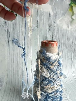 пряжа для вязания травка пушистая сетка