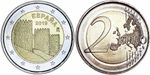 Испания 2 евро, 2019 ЮНЕСКО - Авила UNC