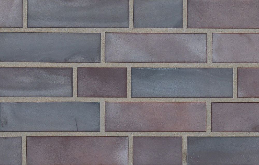 Stroeher - 325 achatblue flashed, Keravette, unglasiert, неглазурованная, гладкая, 240x71x11 - Клинкерная плитка для фасада и внутренней отделки