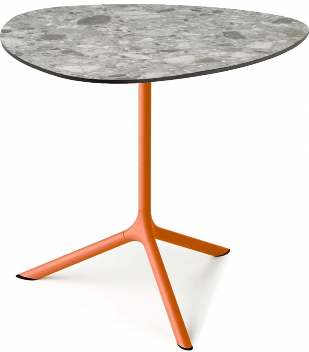 Стол ламинированный обеденный Scab Design Tripe Maxi, терракотовый, зернистый