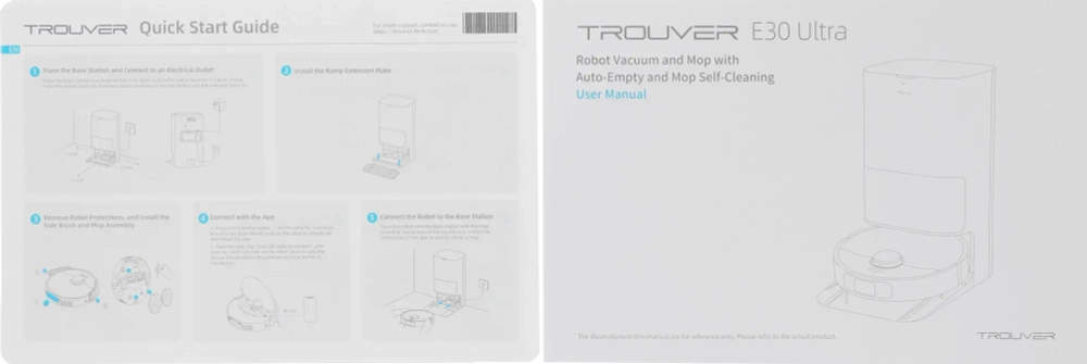 Робот-пылесос Dreame Trouver E30 Ultra White со станцией самоочистки