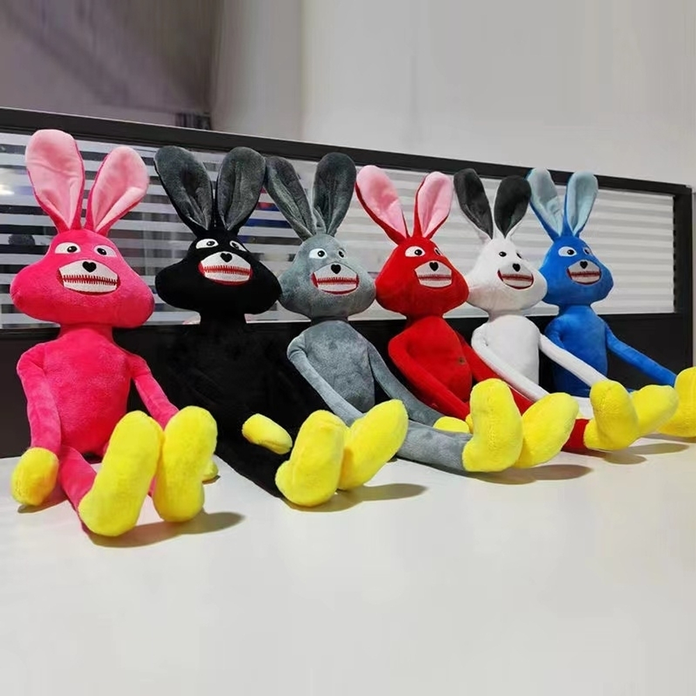 Мягкая игрушка Кролик, Зайка Huggy-Wuggy, плюшевый кролик, из серии Poppy PlayTime 45/ 60см