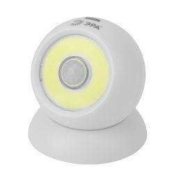 Светодиодный фонарь подсветка ЭРА Пушлайт SB-802 Сфера-2 на магнитном основании с датчиками движения и освещенности | Подсветка, пушлайты