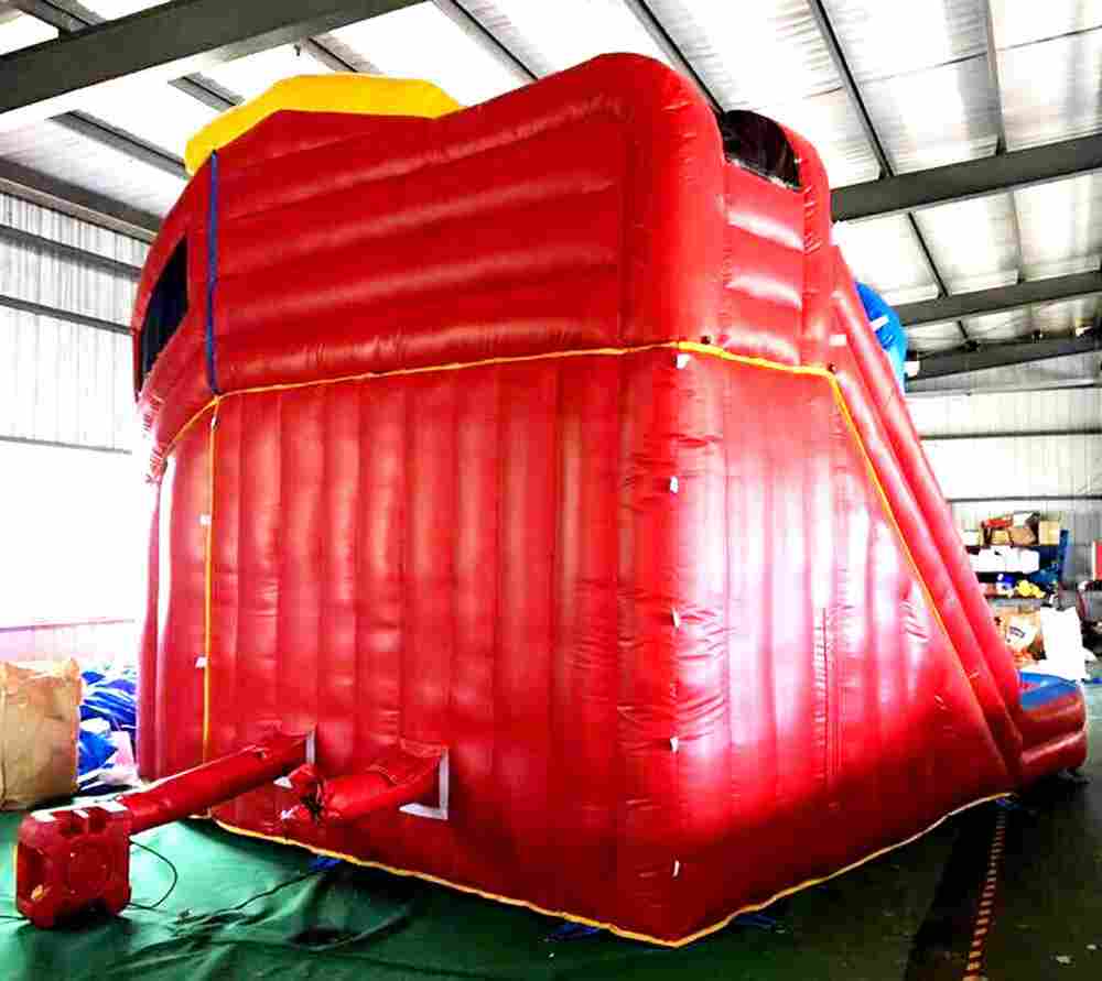 Надувной водный батут с бассейном «Колумбия» 6*6*4 м