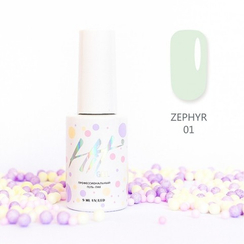 Гель-лак ТМ "HIT gel" №01 Zephyr, 9 мл