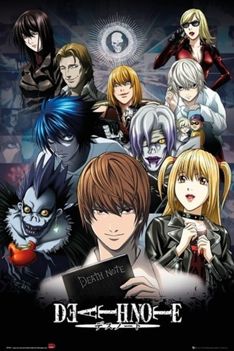 Лицензионный постер по анимэ Тетрадь смерти - "Death Note" - №91