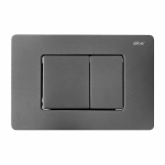 Унитаз подвесной Abber Rechteck AC1201MB-AC0105-AC0120NG черный матовый, безободковый, с инсталляцией, с крышкой микролифт, с кнопкой никель