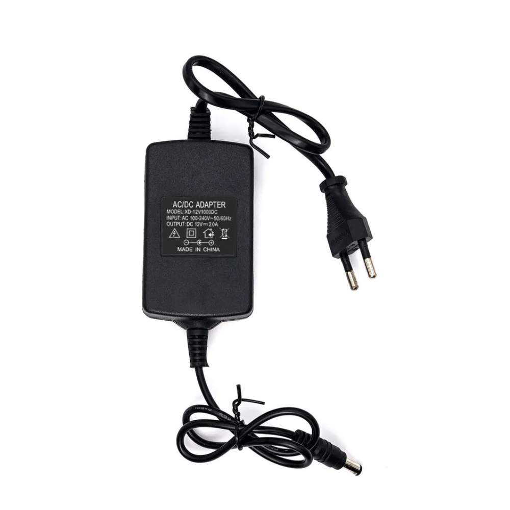 Адаптер питания SafeEnvir SF-12/2 сзади