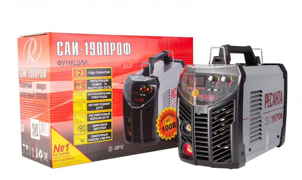 Сварочный аппарат Ресанта САИ 190 ПРОФ 65/30