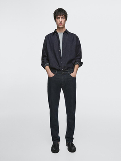 Massimo Dutti Джинсы зауженного кроя, индиго